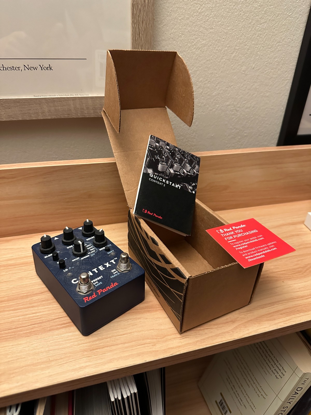 Red Panda Context 2 Reverb Delay Pedal