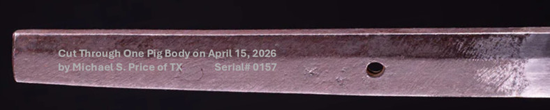 Tameshigiri Service for Katana / Samurai Swords