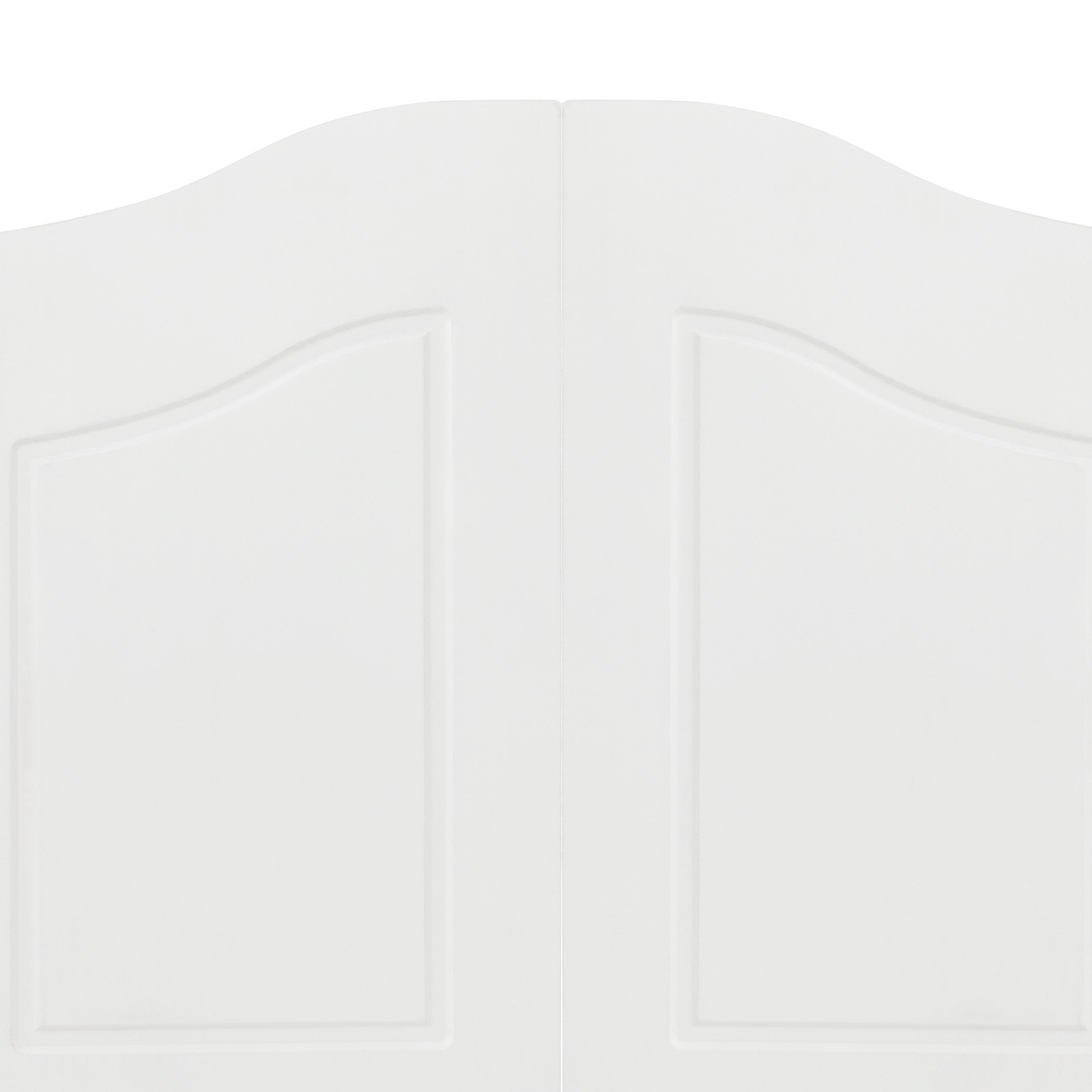 91x107cm Solid Wood Door Partition Door for Shop Entrance Partition White