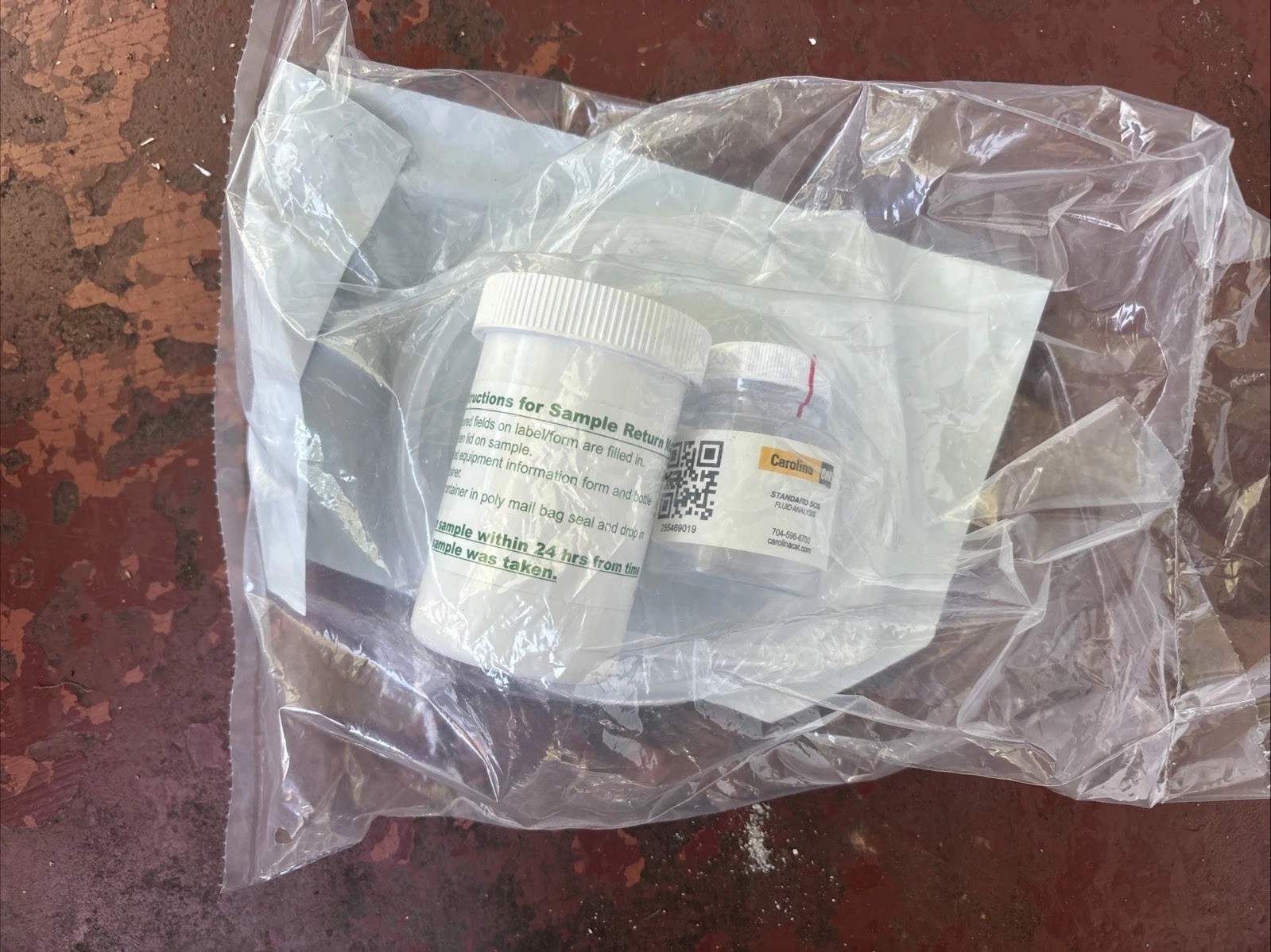 Carolina Tractor Caterpillar SOS Fluid Analysis Test Collection