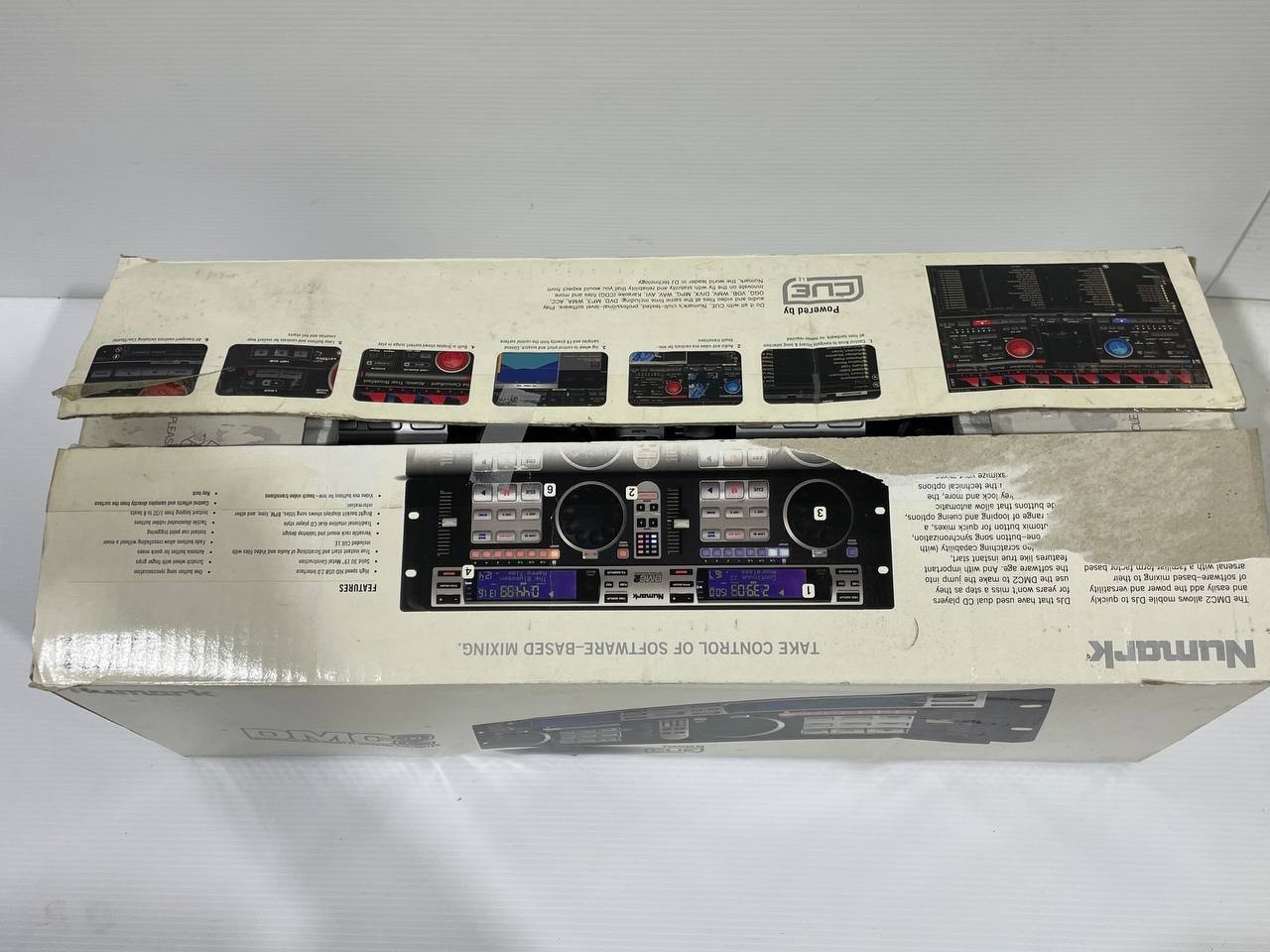 Numark DMC2 PROFESSIONAL RACKMOUNT DJ SOFTWARE CONTROLLER - No Cord, Untested.