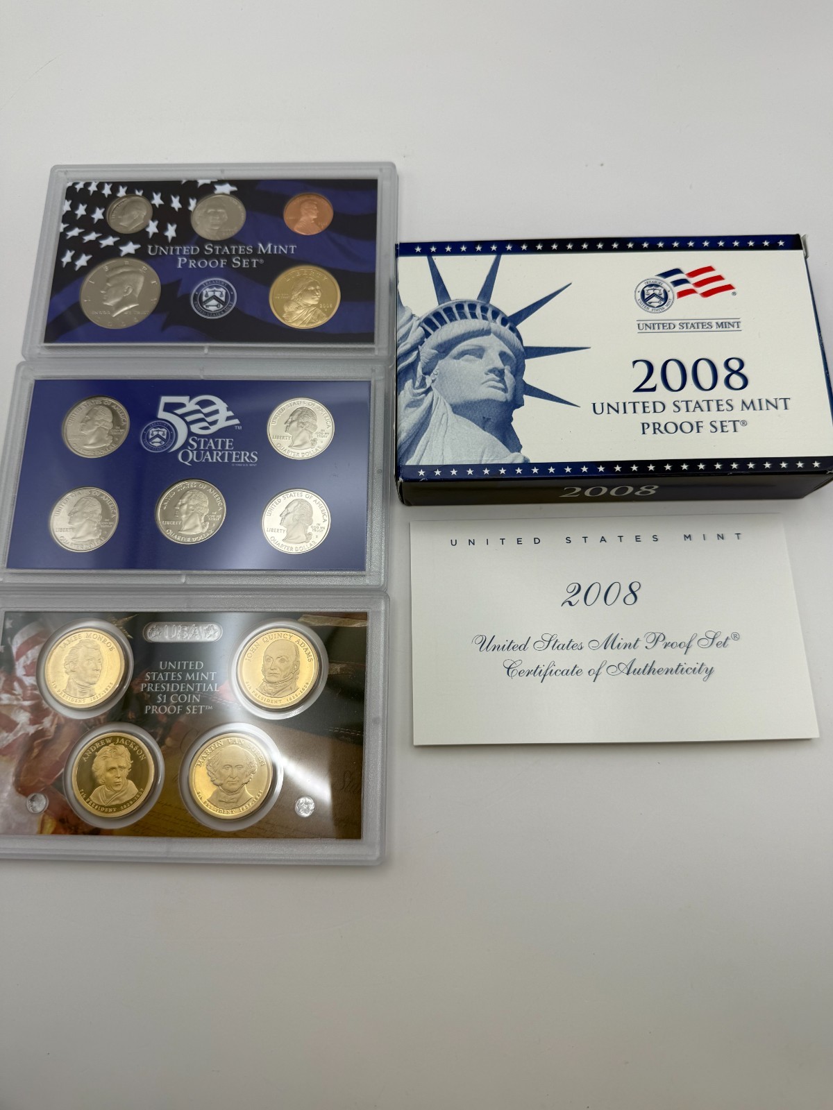 2008-U.S. Mint 14 Coin Original Government Packaging OGP COA