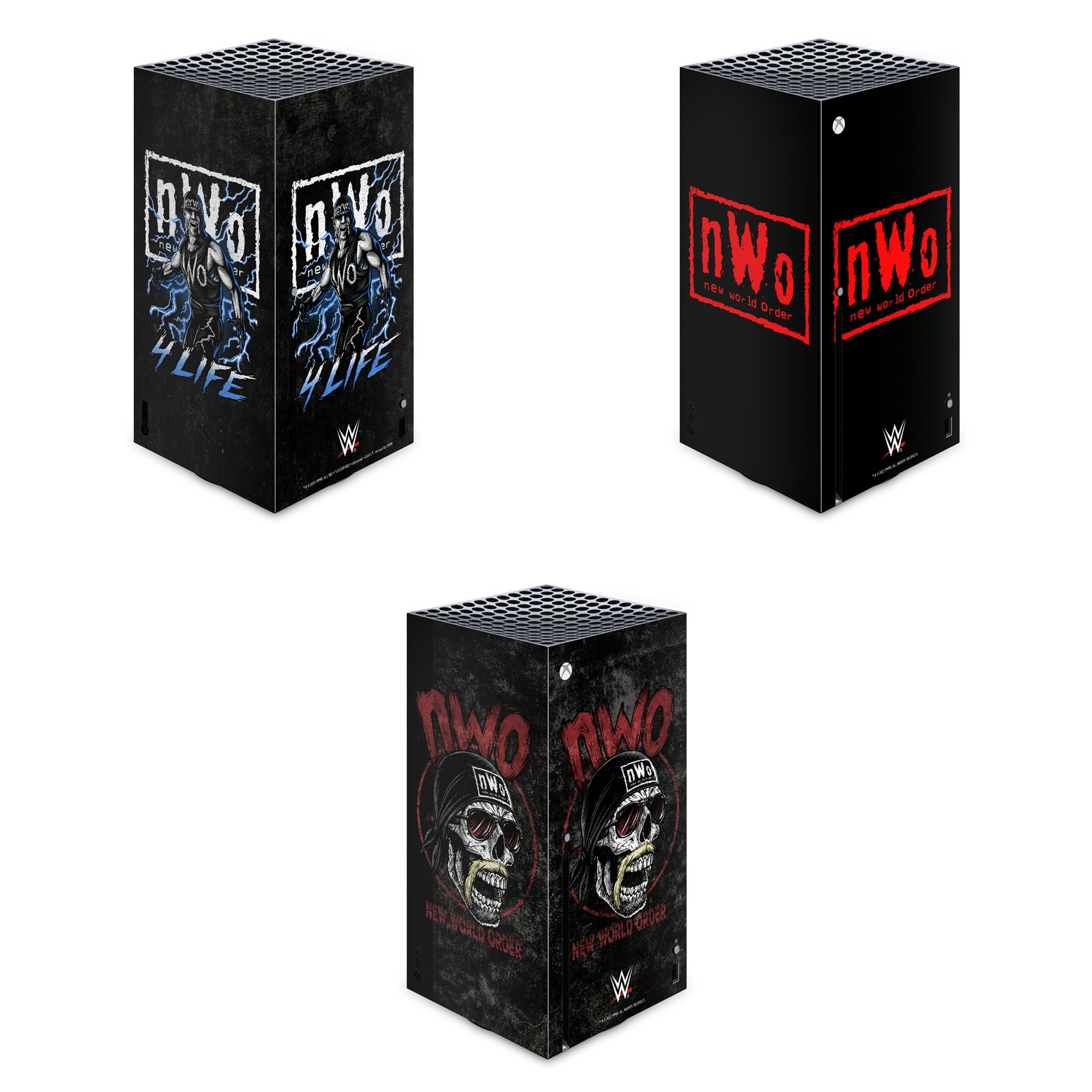 OFFICIAL WWE NWO VINYL STICKER SKIN DECAL COVER FOR XBOX SERIES X CONSOLE