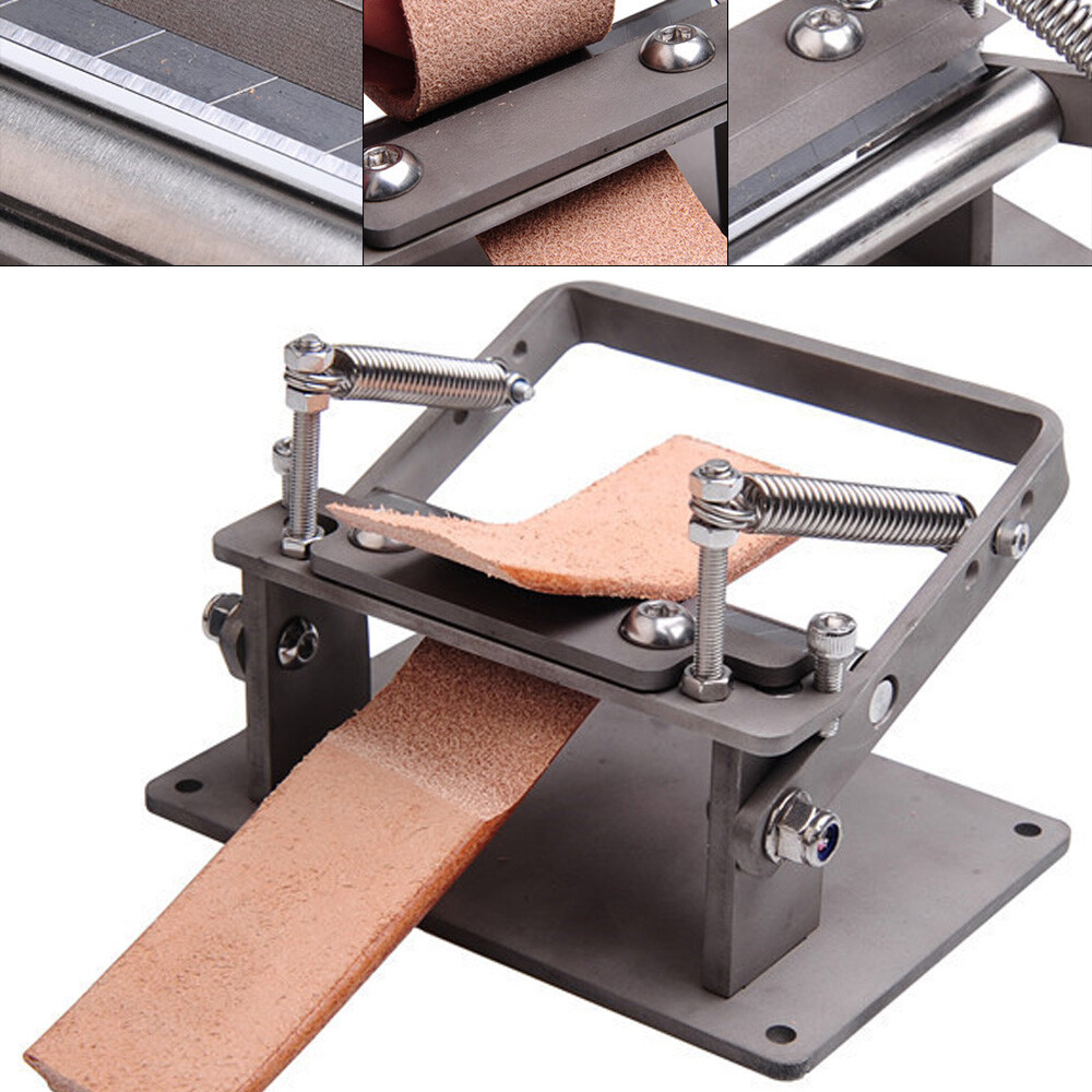 Manual Leather Thinner Skiver Splitter Peeling Machine Leather Skiver Tools