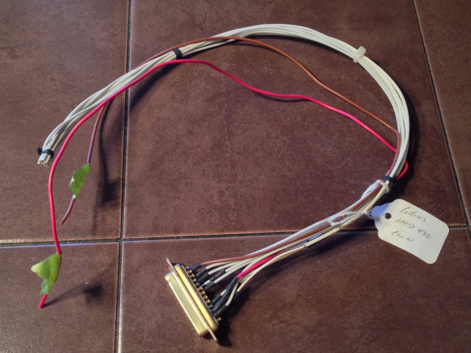 Collins IND 450 Connector with wires