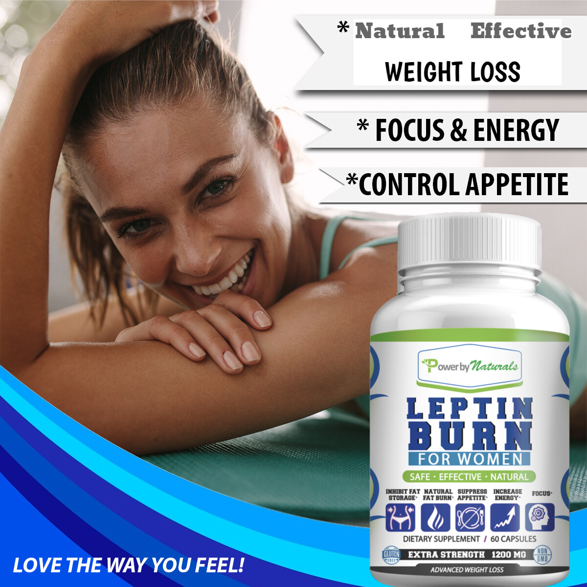 Leptin Burn for Women Diet Pills - Weight Loss, FAT BURNER, Appetite Suppressant