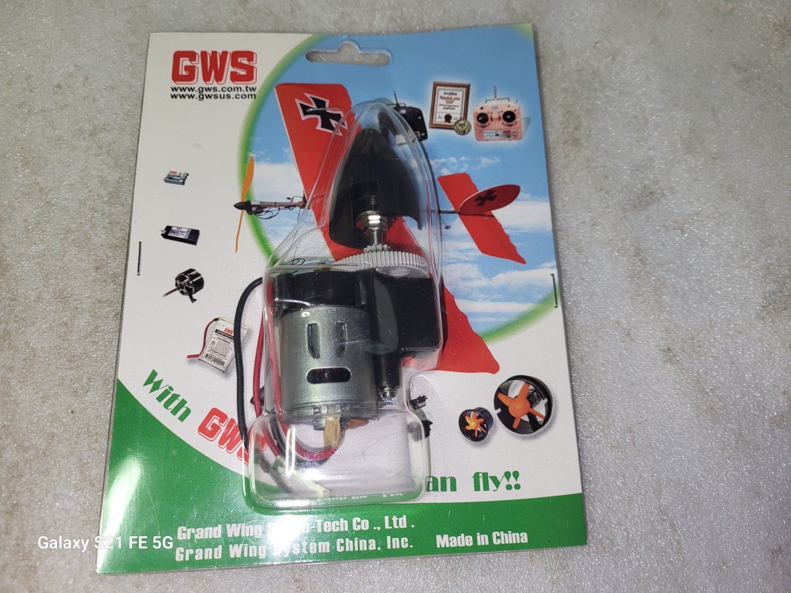 GWS Grand Wing Servo Electric Airplane Motor EPS-400C=IS/BB