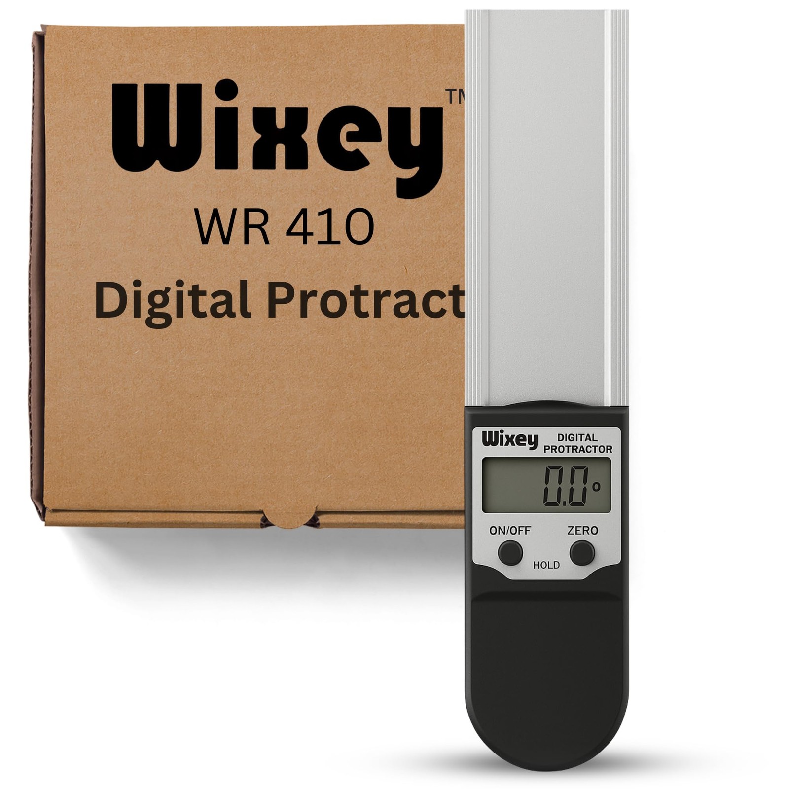 Wixey 8'' Digital Protractor – Durable Angle Measuring Tool w/Magnetic Edges ...