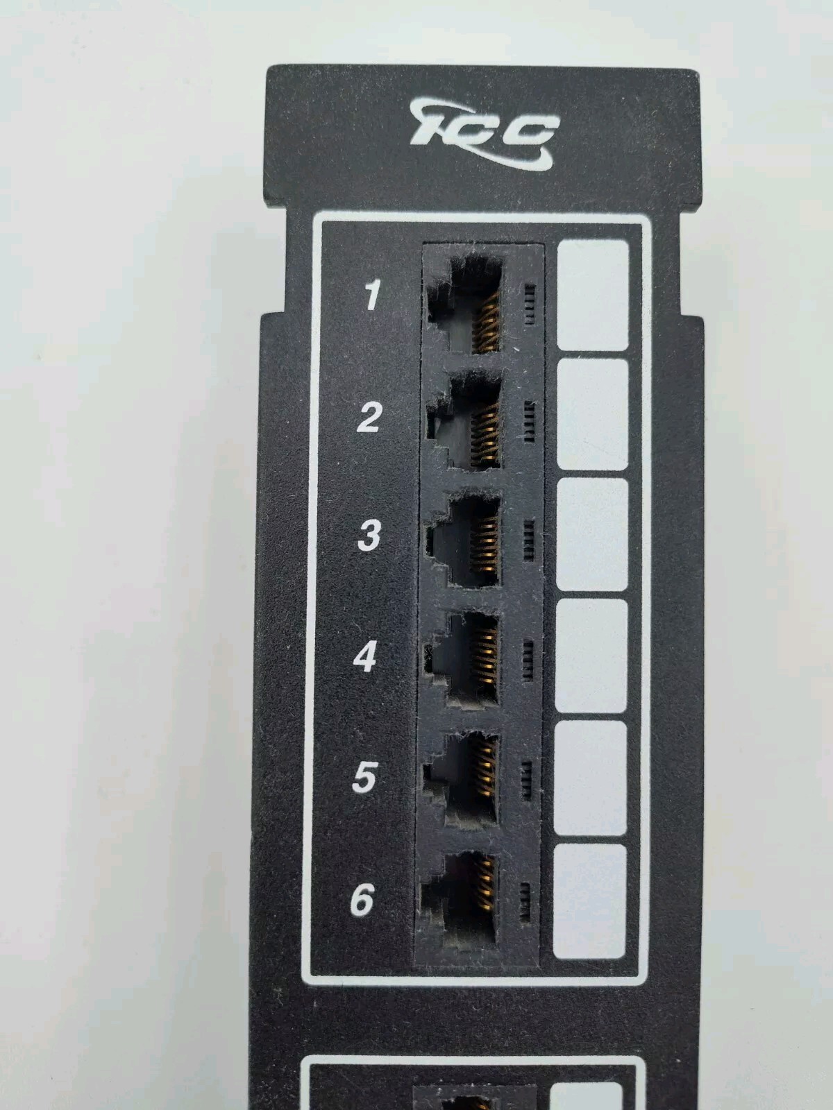 ✅EXCELLENT CONDITION ICC CAT-5 Enhanced 12-Port Patch Panel Ethernet📸SEE PICS📸