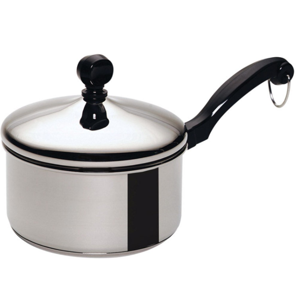 Farberware 50000 Silver Classic Series Stainless Steel Covered Saucepan 1 qt.