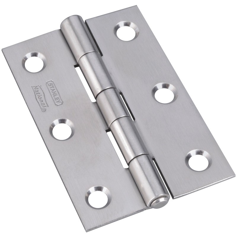 National Hardware N348-995 Stainless Steel Narrow Tight Pin Hinge 3 in.