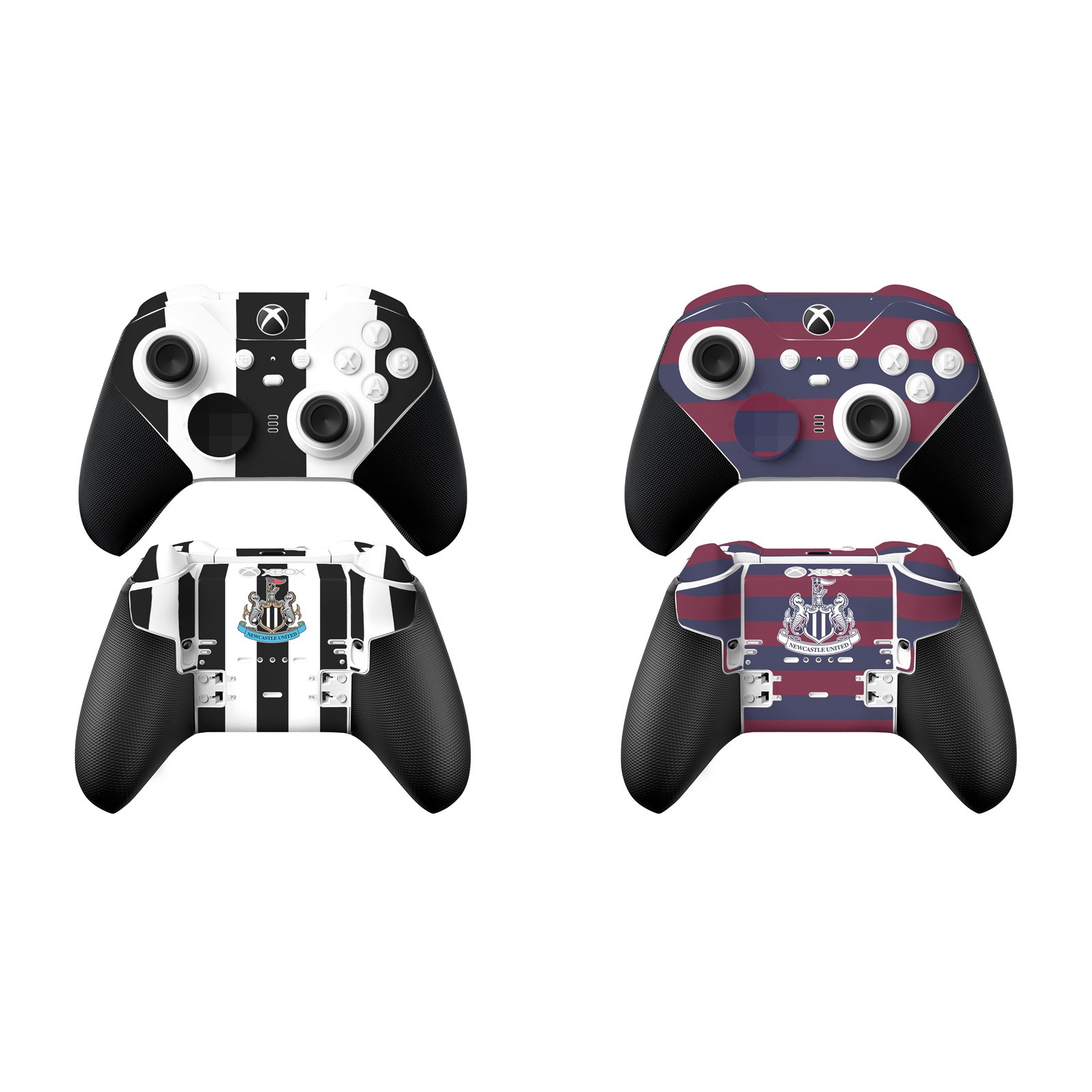 NEWCASTLE UNITED FC 2024/25 CREST KIT VINYL SKIN FOR XBOX ELITE SERIES 2
