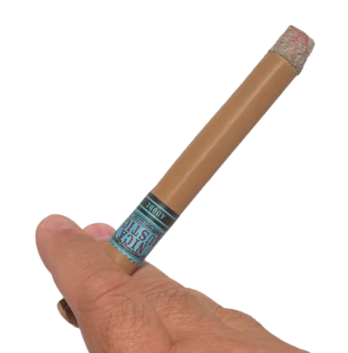 FAKE CIGAR With Real Band Red Ash Trick Joke Gag Lit Prop Prank Smoking Costume