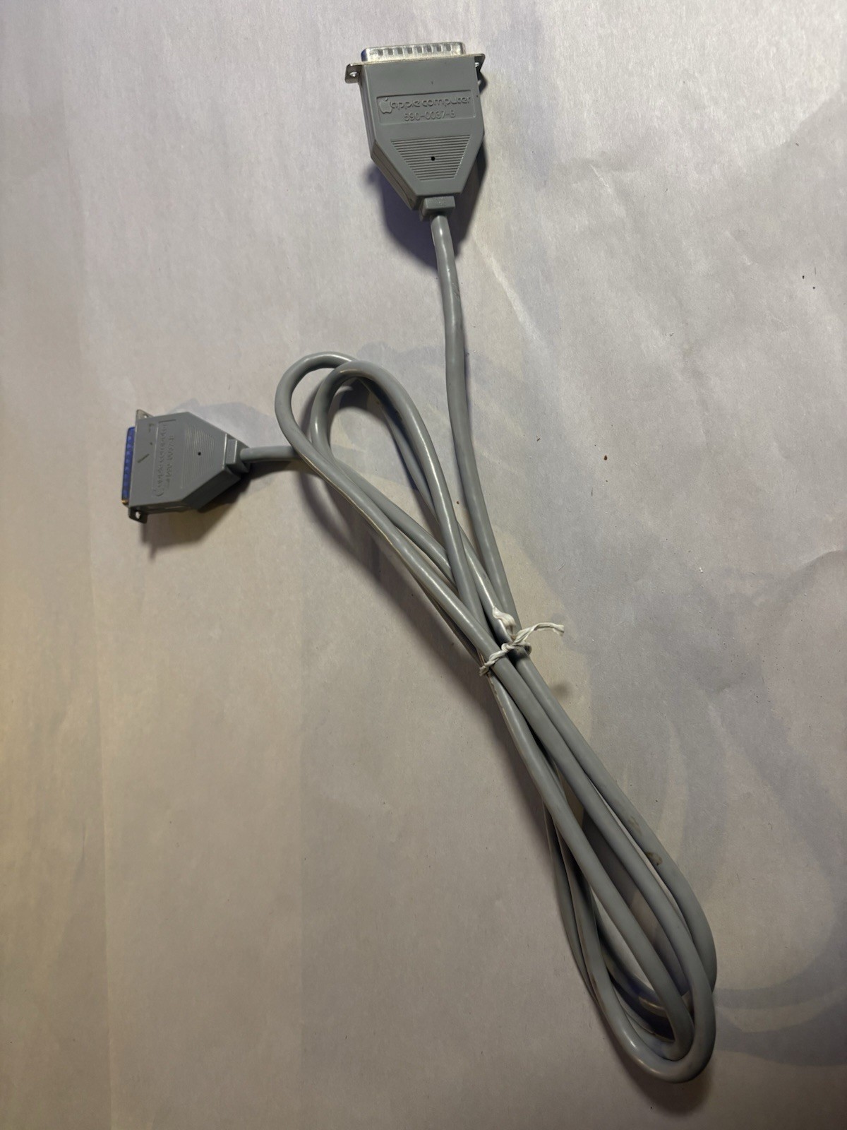VINTAGE OEM Apple Computer 590-0037-B Serial Modem Cable ImageWriter Printer