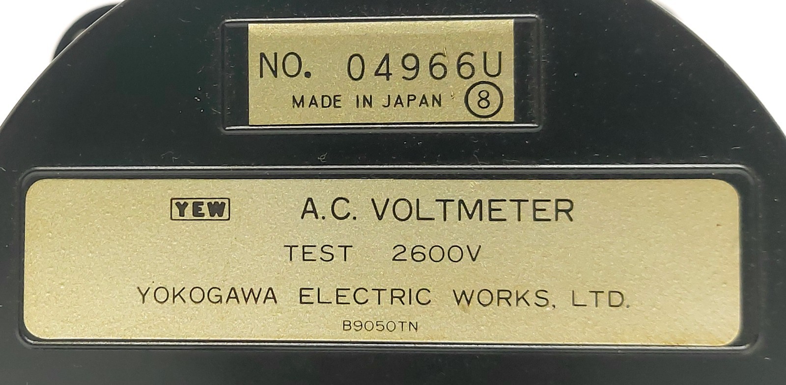 Yokogawa Electric Works Ltd. 04966U A.C Voltmeter Type 2I02