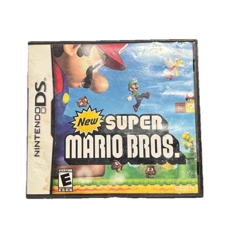 New Super Mario Bros Nintendo DS AUTHENTIC REPLACEMENT CASE ONLY