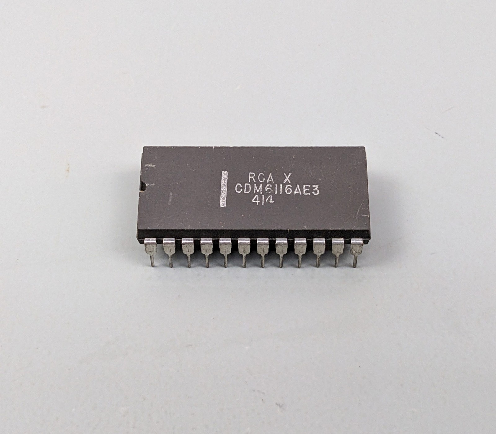 (6) RCA CDM6116AE3 SRAM ICs, 2048 x 8Bit