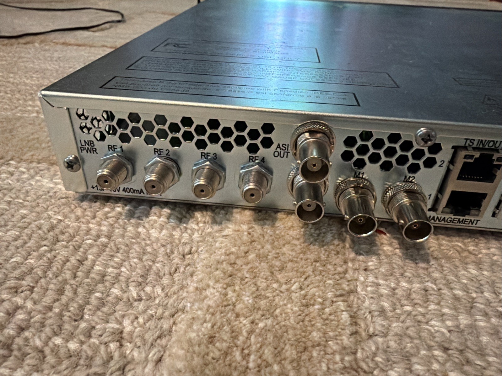 Cisco D9854-I Advanced Program Receiver DVB-S/S2 SDI HD-SDI Powers On Untested