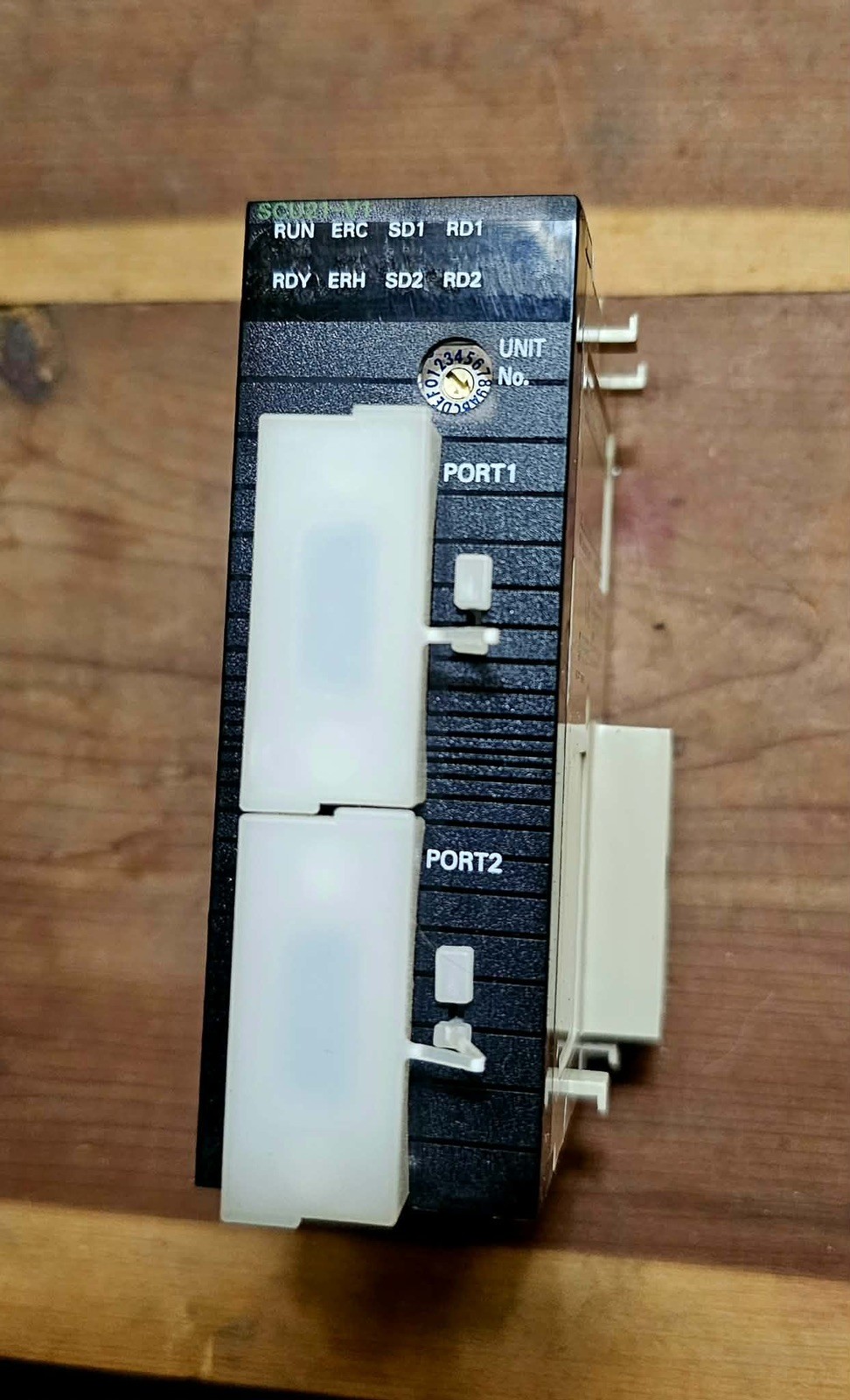 Omron CJ1W-SCU21-V1 Serial Communication Unit Tested. Free Shipping