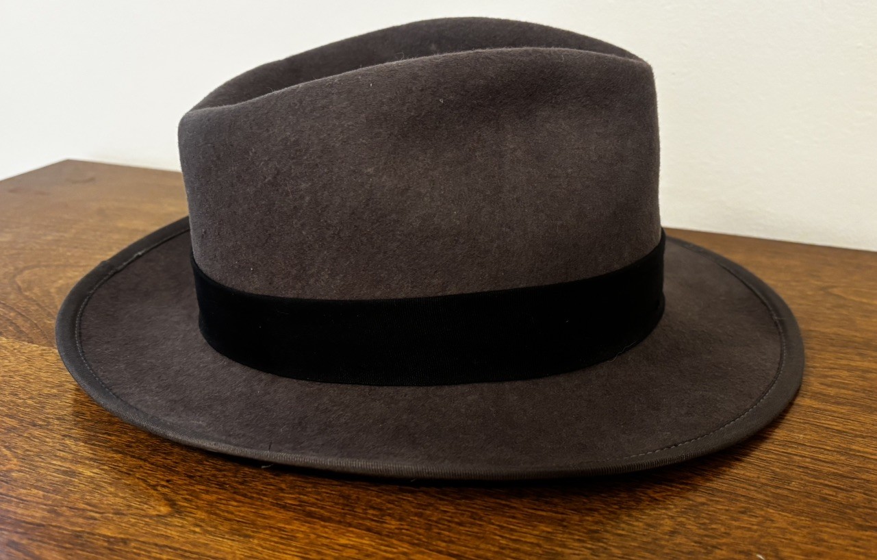 Hat Dorfman Pacific Scala Classico 100% Wool Felt Hat, gray, Size Medium