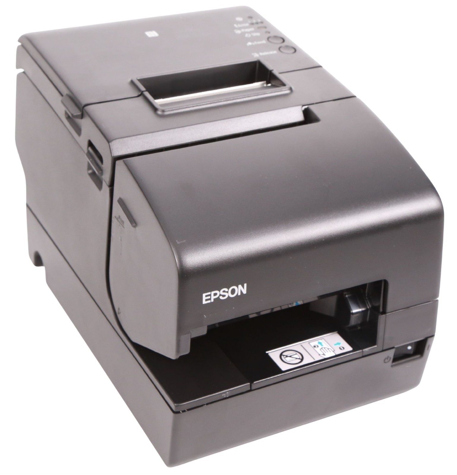 Epson TM-H6000V Hybrid Printer; USB Power / Ethernet, Knife/ MICR. Endorser, New