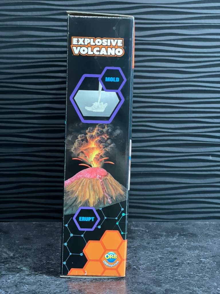 ORB Explosive Volcano Science Kit STEM Kids Experiment Mold Paint Erupt 8+