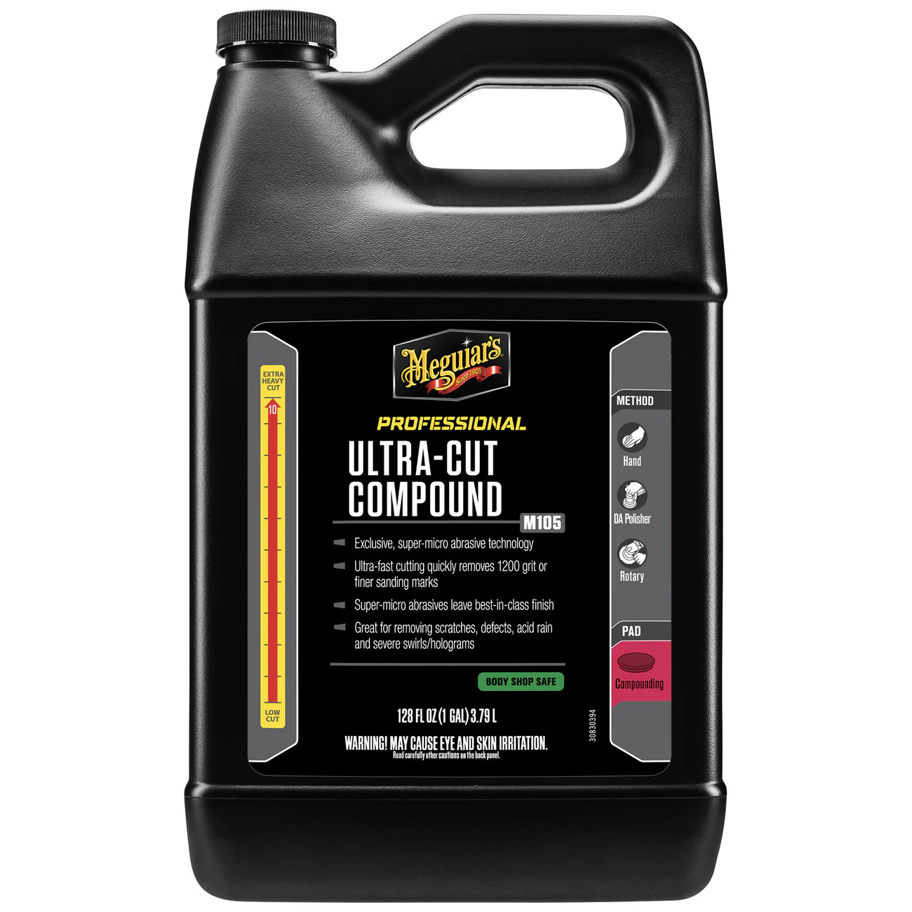 Meguiar's M-10501 Mirror Glaze Ultra-Cut Compound Scratch & Swirl Remover Gallon