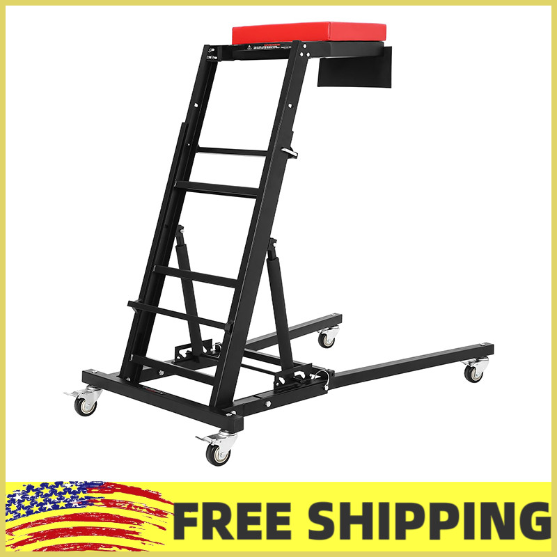 400Lbs Foldable High Top Automotive Engine Creeper Adjustable Height 45" - 66"
