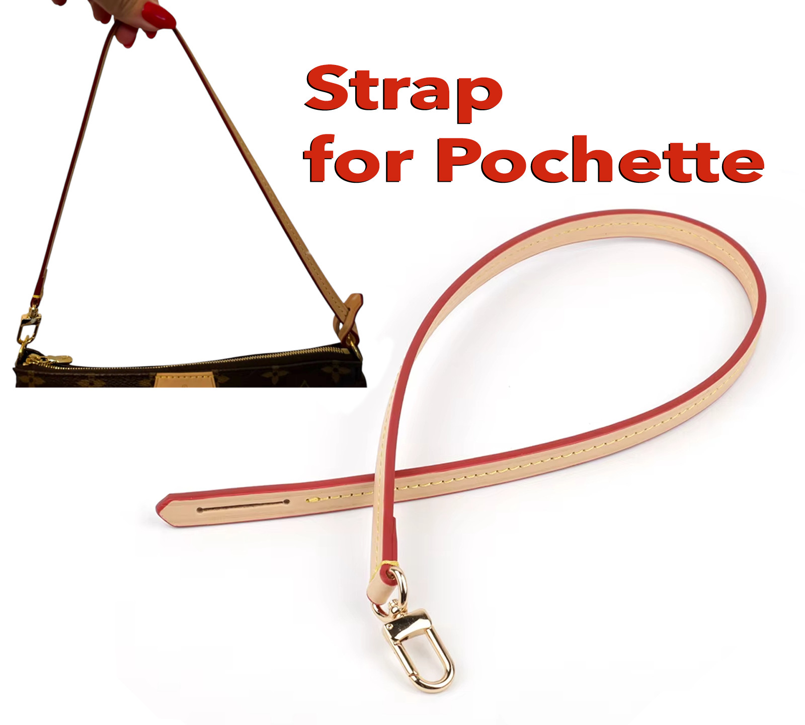 Leather Strap Replacement Handle For Neverfull Multi Mini Pochette Bridget Spade