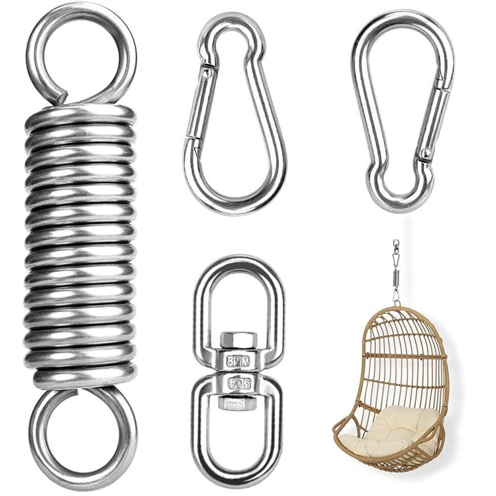 Alloy Spring Hanging Hook Heavy Duty Swing Spring For Hanging Chairs Spring
