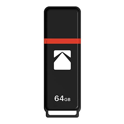 Kodak USB Flash Drive 64 GB - K100 Classic Black mat Casing 64GB, /Red