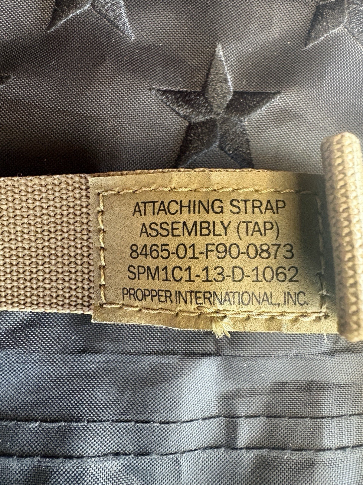 USGI TAP Attaching Strap Assembly Pair Coyote Propper MOLLE Chest Rig Army