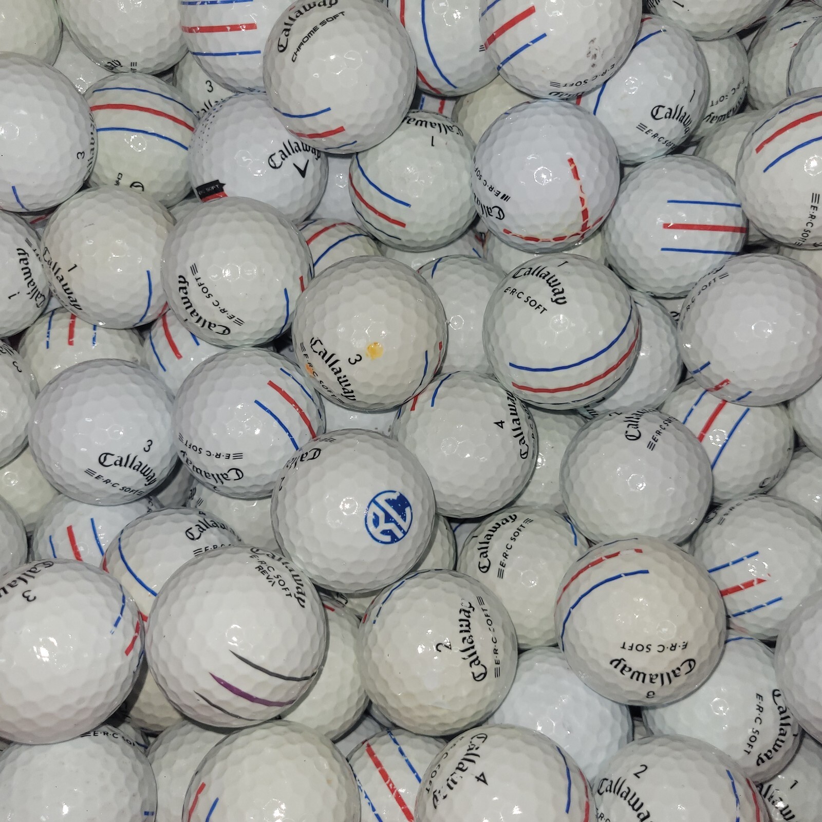72 AAA Callaway ERC Soft Triple Track Golf Balls 3A