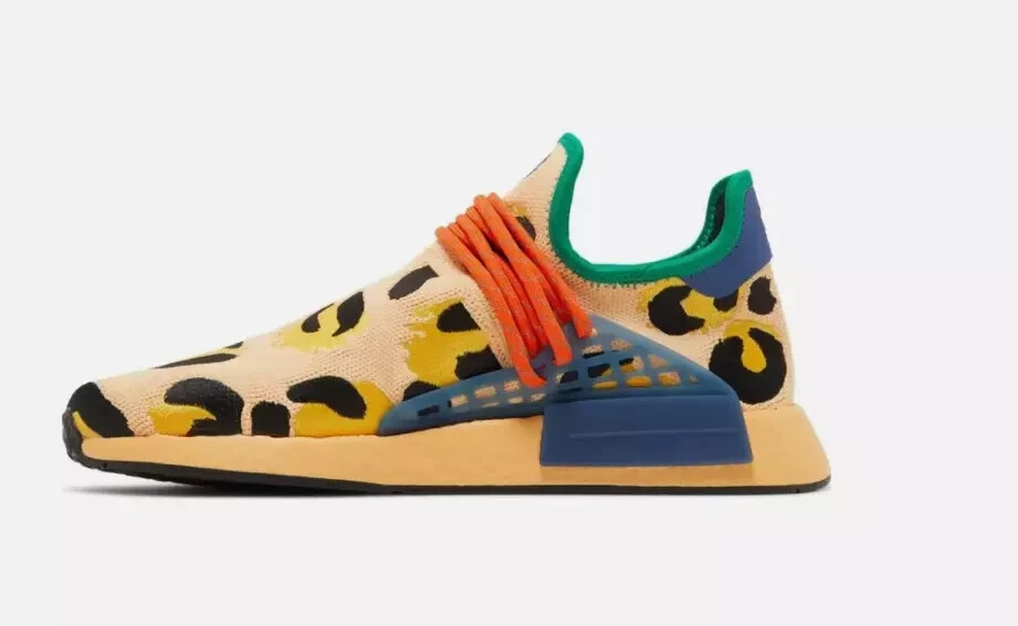 adidas x Pharrell Williams HU NMD Amber Animal Cheetah HP3221 Men's Size