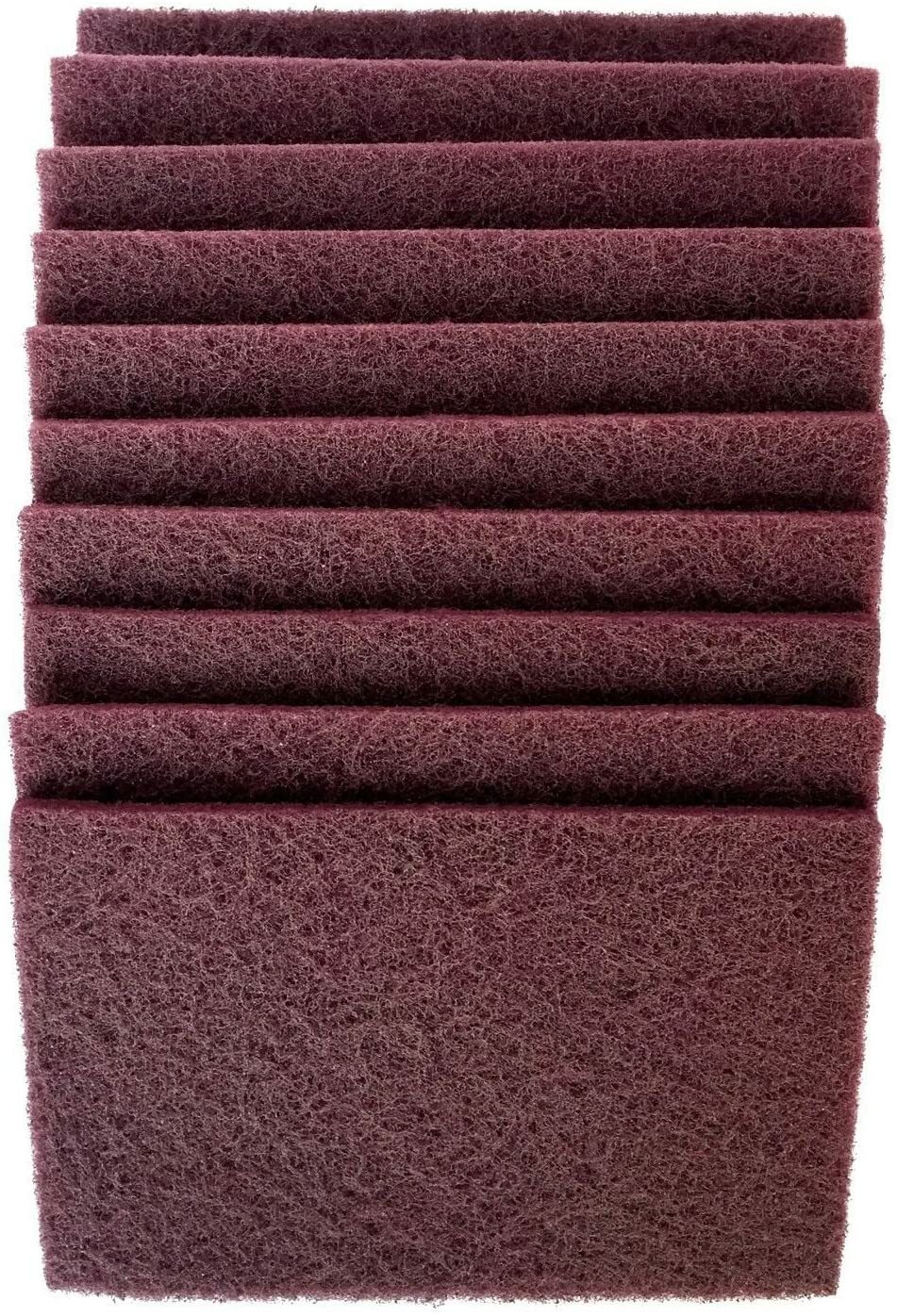 compatible with Scotch Brite Scuff Pads Fine Maroon Hand Sanding Pads 20/Bx