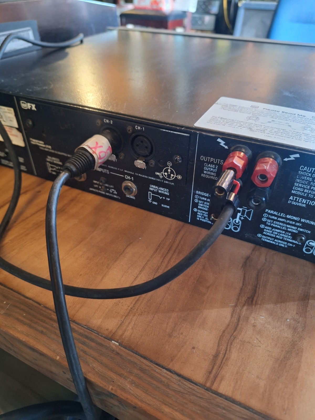 Crown Macro-Tech 1200 Two-Channel Power Amplifier. Tested and Working .