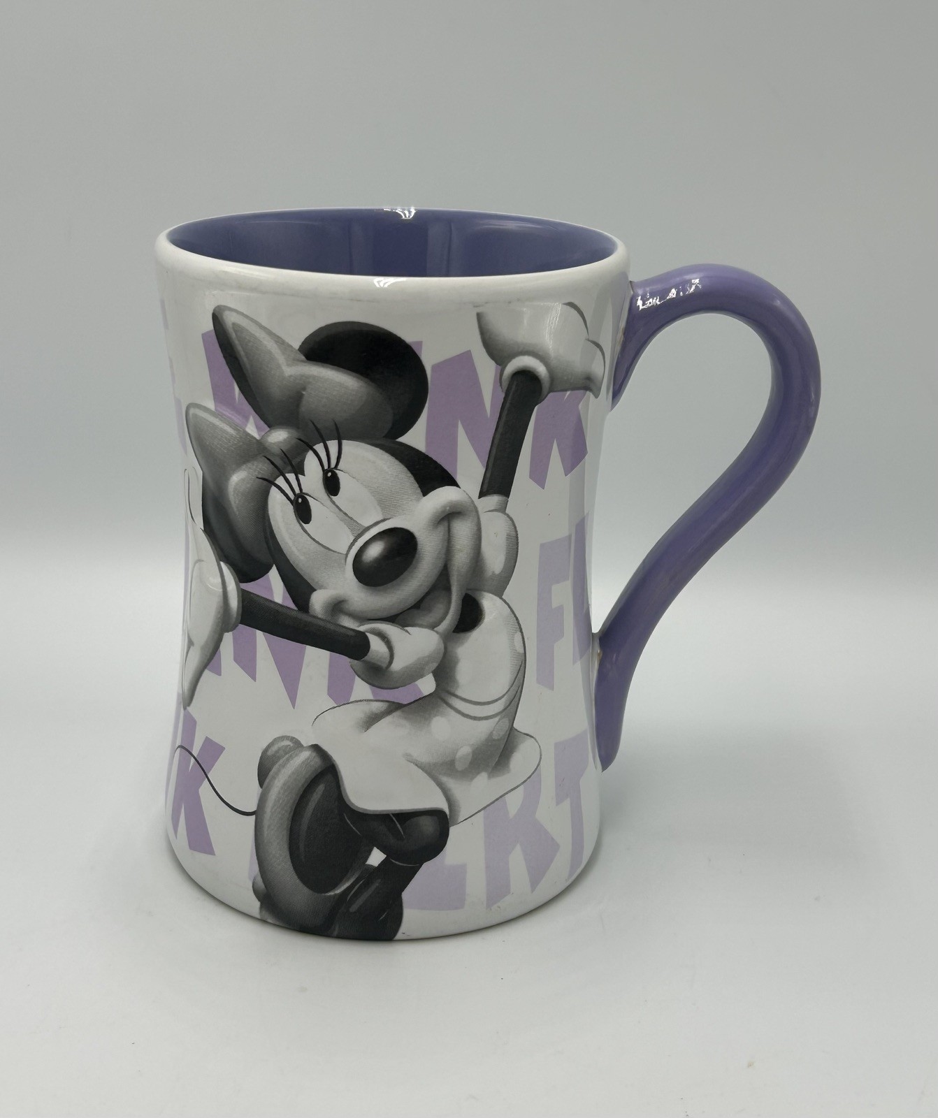 Disney Store Exclusive Purple 3D Minnie Mouse ‘Flirt’ Mug - Thailand