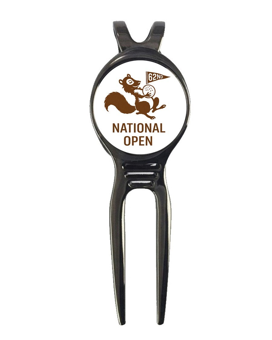 1962 US Open Oakmont Nicklaus Golf Ball Marker + Black Gunmetal Divot Tool