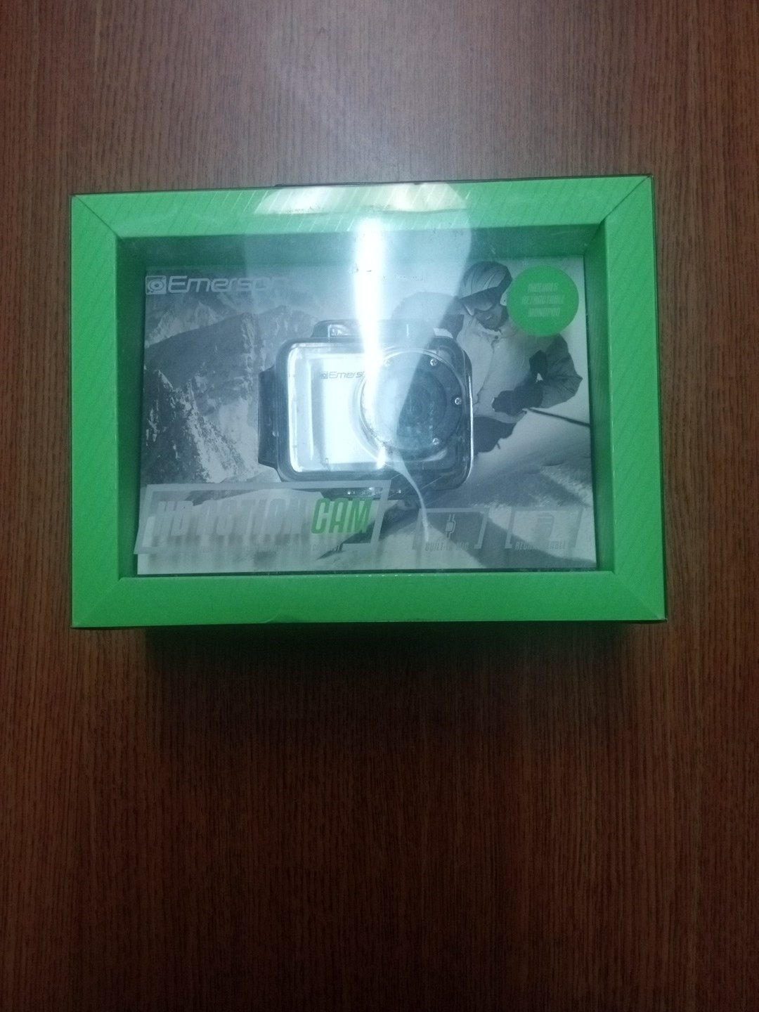 RECHARGEABLE EMERSON HD ACTION CAMERA, 4X DIGITAL ZOOM, NEW SPORTS CAM Brand New