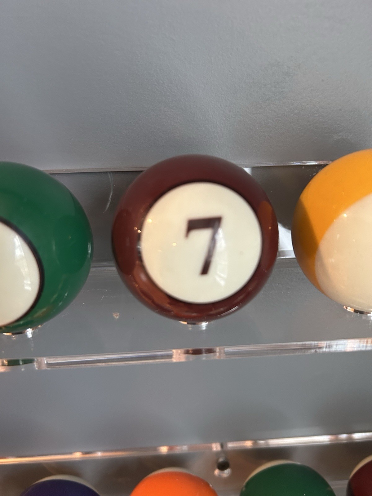 Individual Budweiser #7 Seven Ball Pool Ball