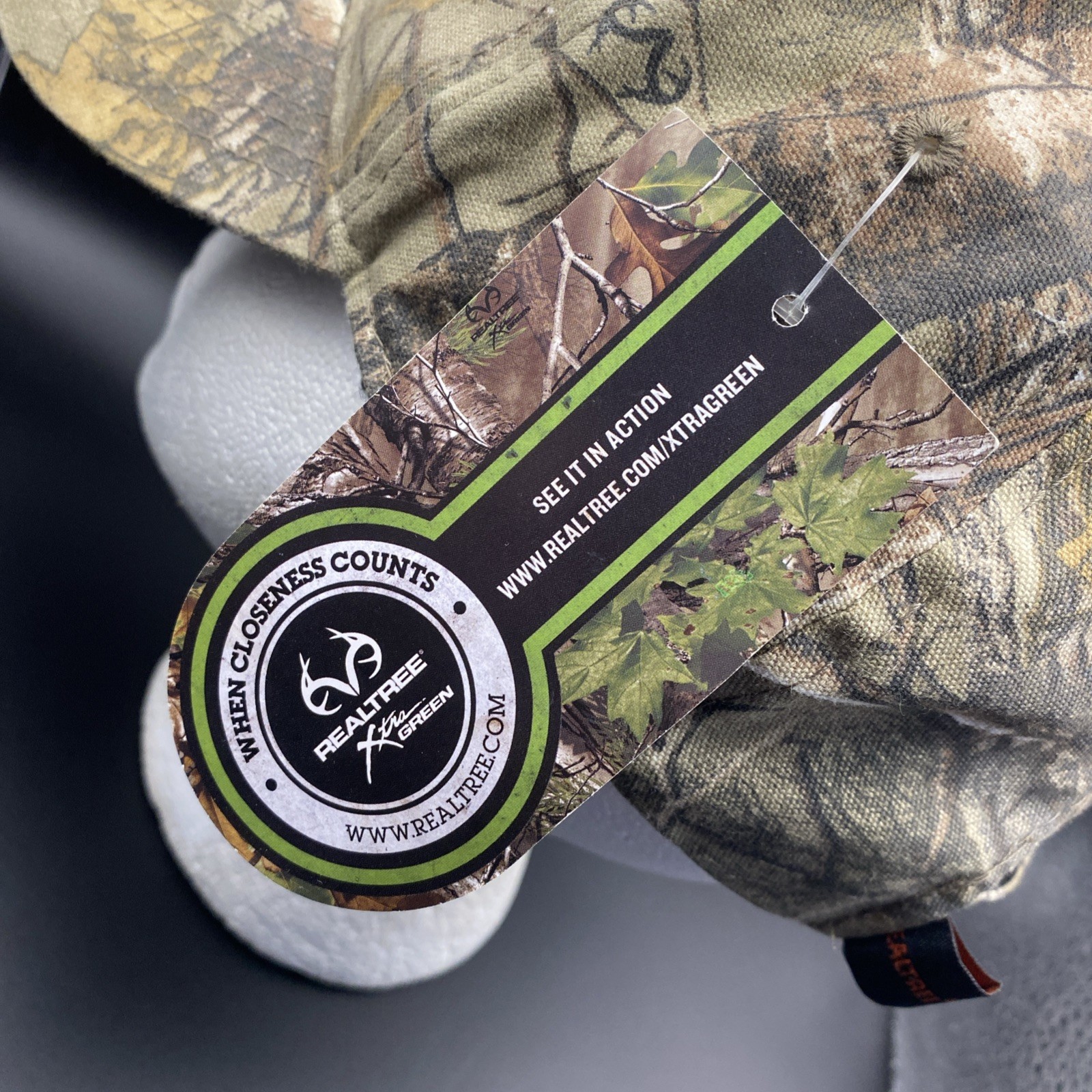 RealTree Men's Camo Adjustable Hat Cap Blank Logos Hunting Outdoors New w/Tags