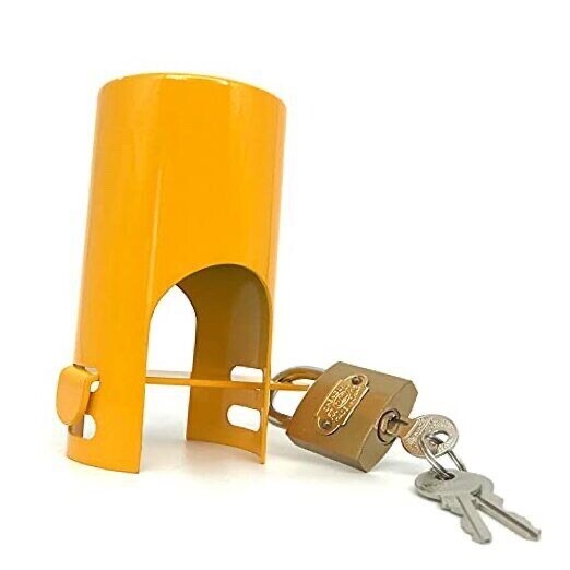 Insulated Garden Hose and casing Lock and Cover - Water Saving, Outdoor Yellow