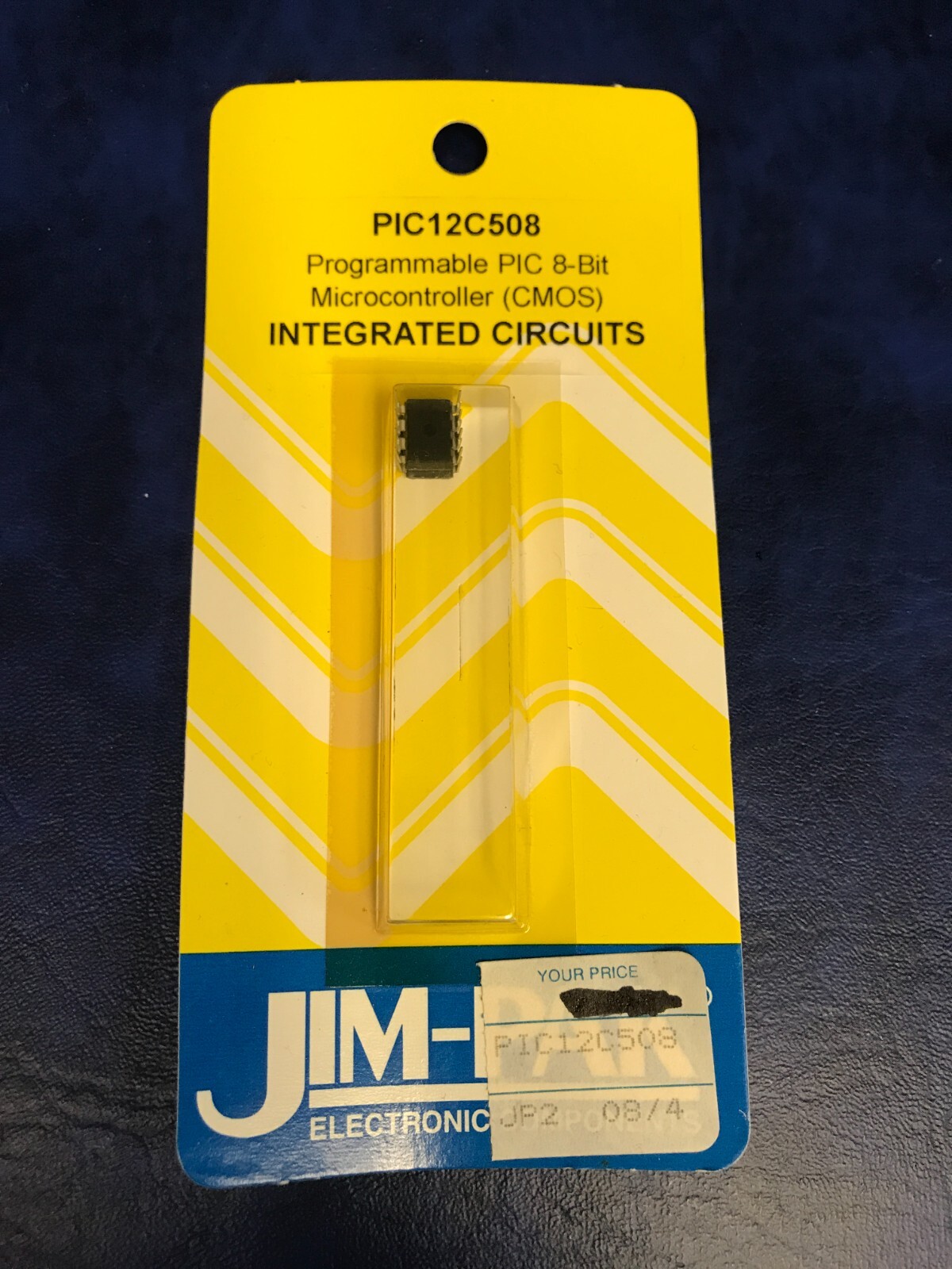 Jim-Pak Programmable PIC 8-Bit Microcontroller (CMOS) #PIC 12C 508 Package of 2