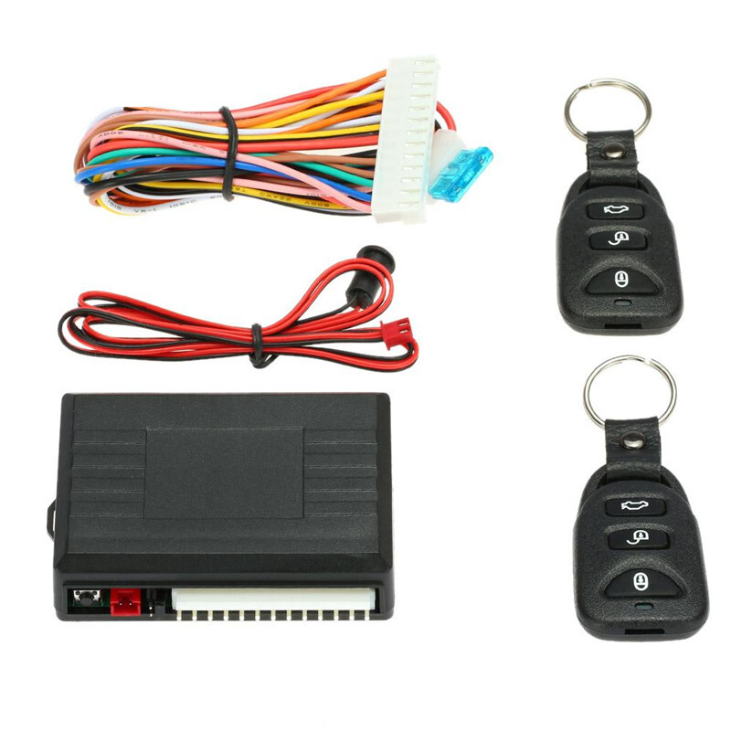 Car Remote Central Door Lock Keyless System Automatic Central Locking 2 Remote