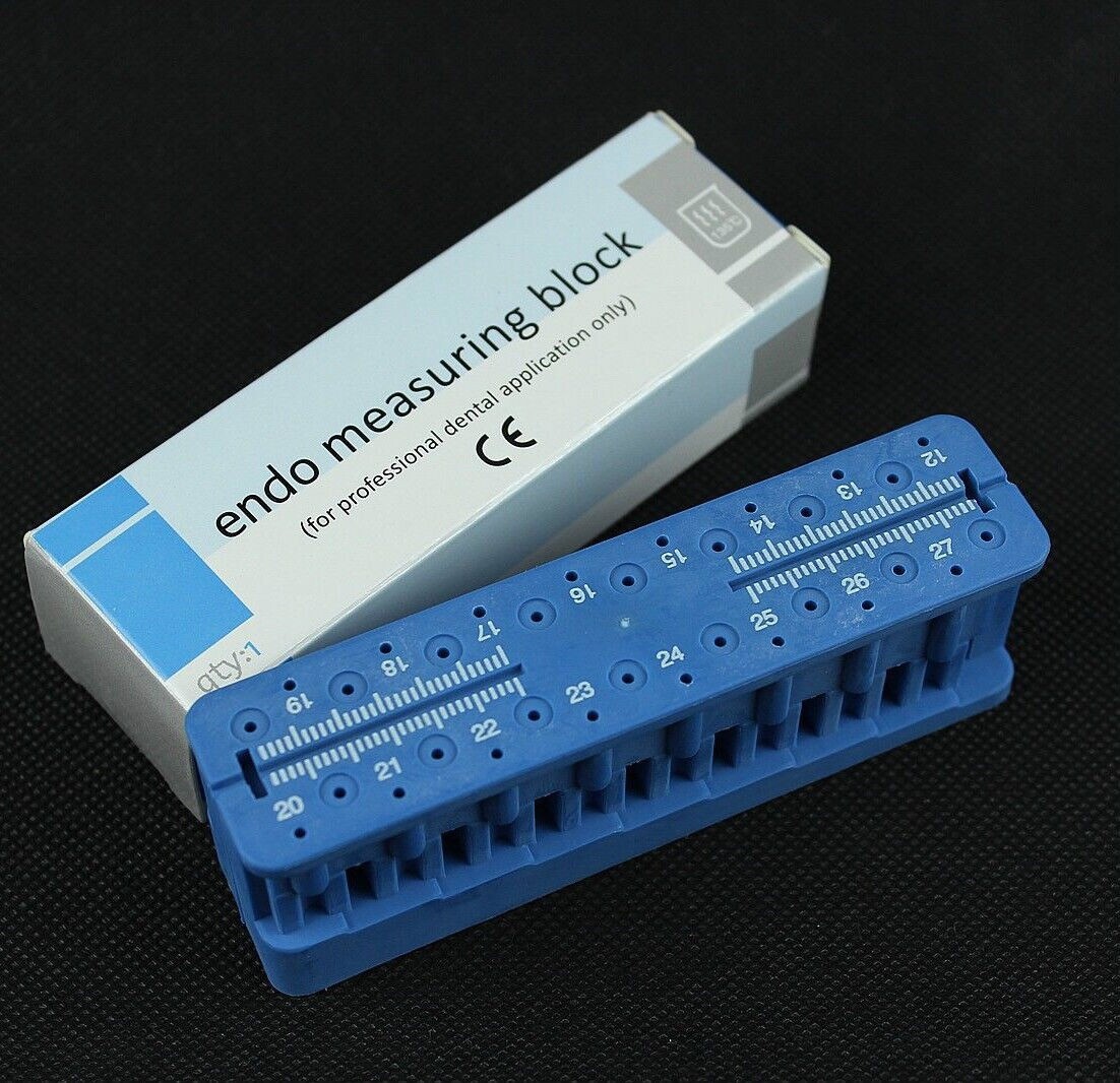 New Dental Endo Measuring Block Endodontic File Holder Ruler Autoclavable - USA