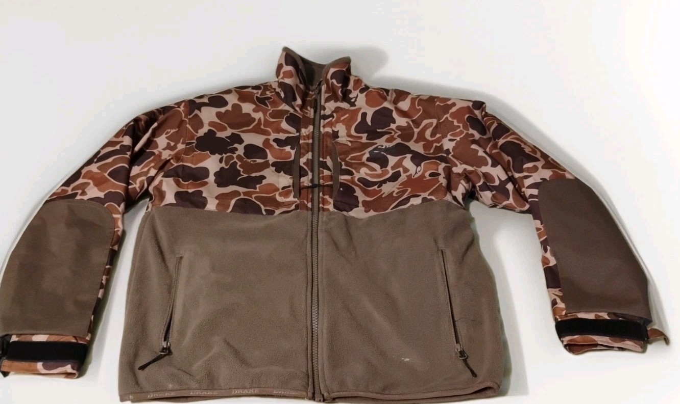 Drake Waterfowl Commander XT Eqwader 1/4 Zip DW0131 Size Med Old School Camo