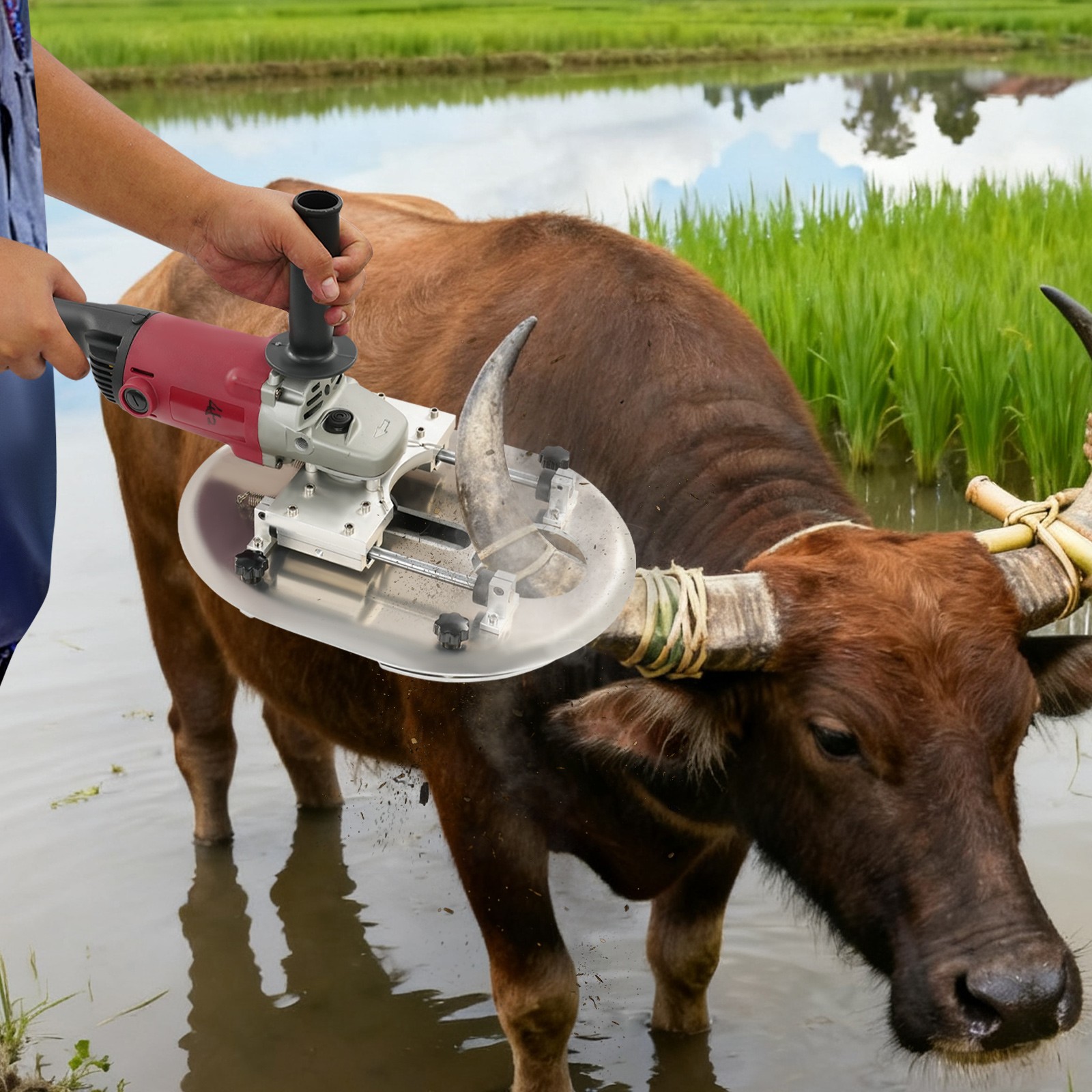 Electric Cattle Dehorner Cow Horn Remover Portable Electric Horn Cutting Machine