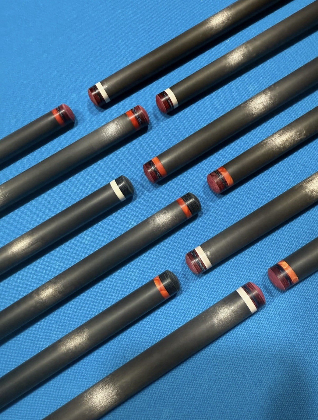 DB3 Cue Stack Leather With NITRO CF Shaft 11.9 Or 12.5 White Or Red Ferrule