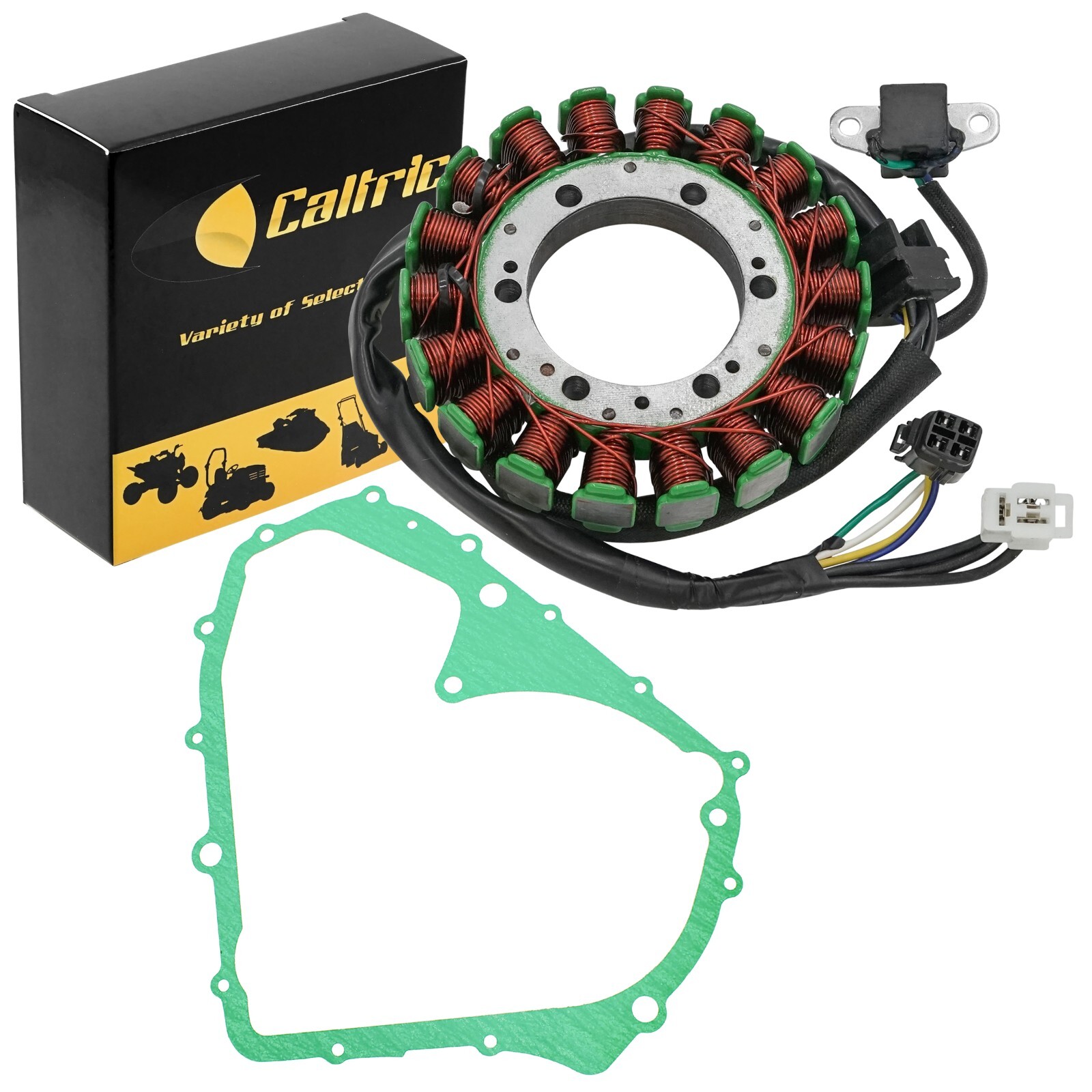 Stator & Gasket for Suzuki LT-A400F LTA400F Eiger 400 Auto 4X4 2002-2007