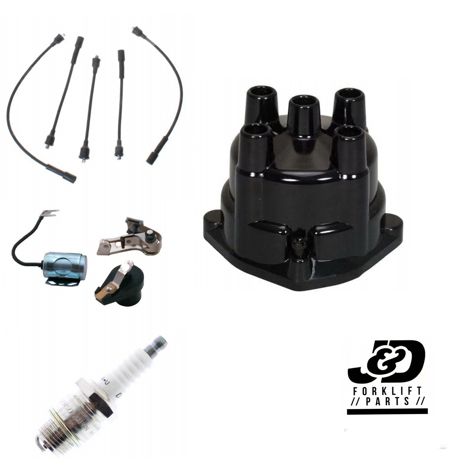 CLARK FORKLIFT  WITH WAUKESHA 4 CYL ENGINE, ITUNE UP KIT / BOLT DOWN CAP + COIL